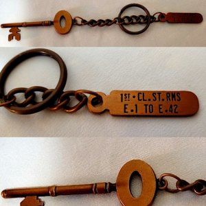 RMS Titanic Replica 1st Class State Room Master Key Ring
